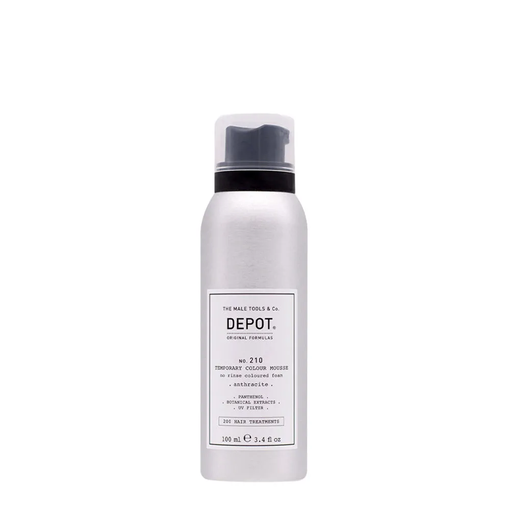 Depot Hair Treatments Temporary Colour Mousse Anthracite 100ml - farbiger Schaum ohne Ausspülen