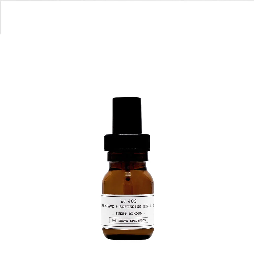 Depot Shave Specifics No.403 Pre Shave & Softening Beard Oil Sweet Almond 30ml - Öl vor der Rasur