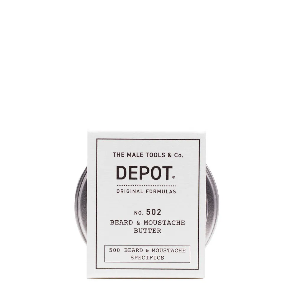 Depot No. 502 Beard & Moustache Butter 30ml - pflegende Bart- und Schnurrbartbutter