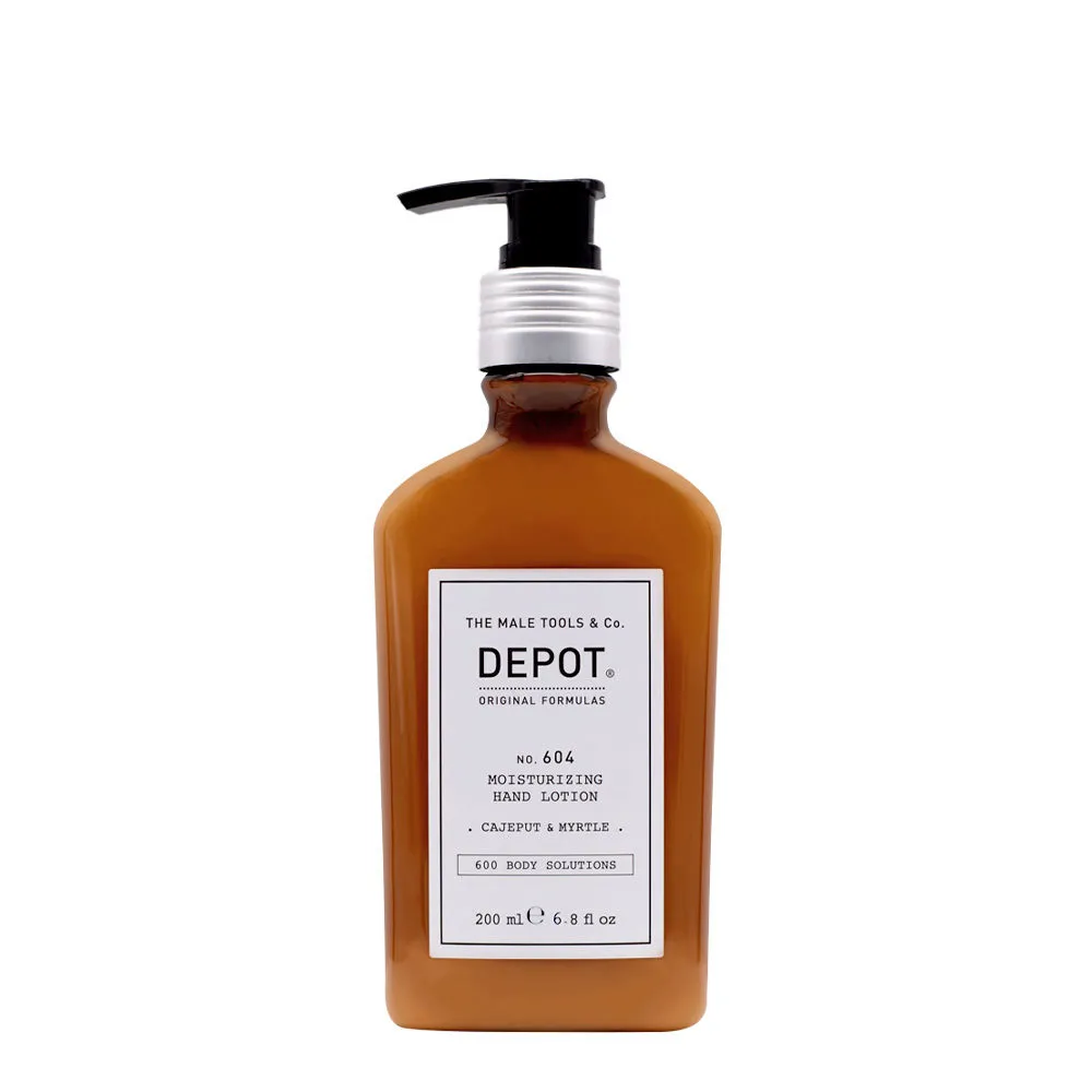Depot Body Solutions No. 604 Moisturizing Hand Lotion Cajeput & Myrtle 200ml - feuchtigkeitsspendende Handcreme
