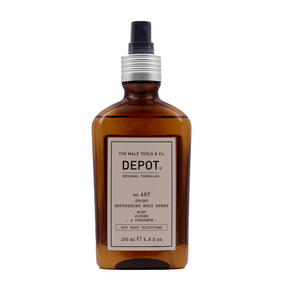 Depot Body Solutions No. 607 Sport Refreshing Body Spray 200ml - erfrischende und feuchtigkeitsspendende Lotion