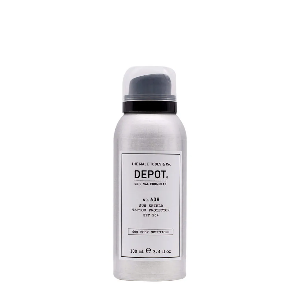 Depot Body Solutions No. 608 Sun Shield Tattoo Protector 50+SPF 100ml - Sonnenschutzspray