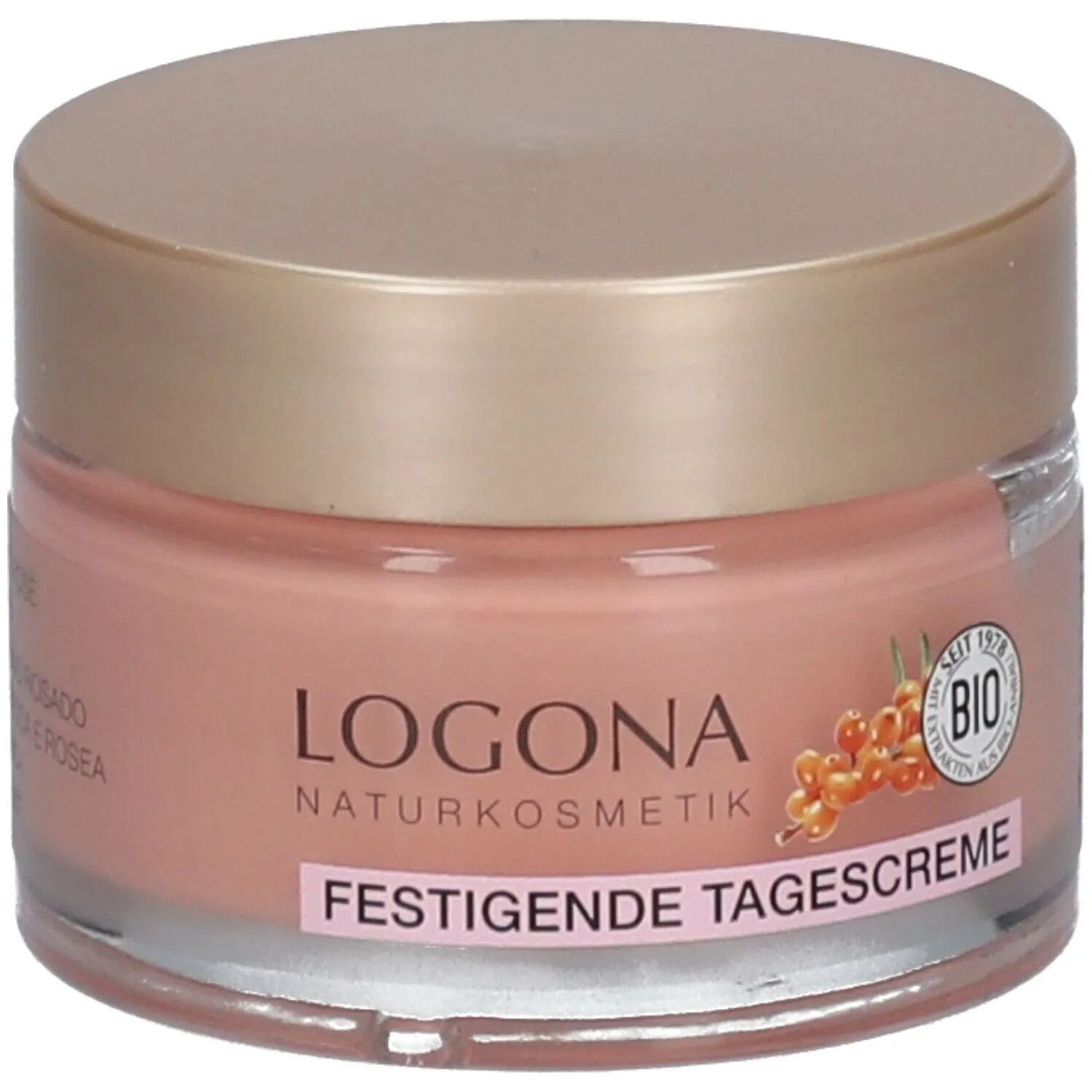 LOGONA NATURKOSMETIK FESTIGENDE TAGESCREME Rose