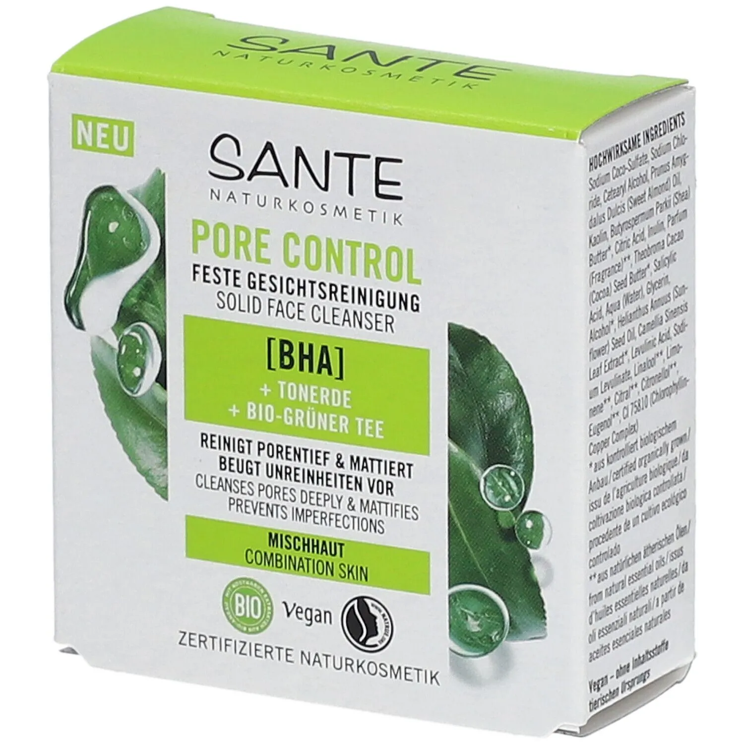 SANTE PORE CONTROL FESTE GESICHTSREINIGUNG