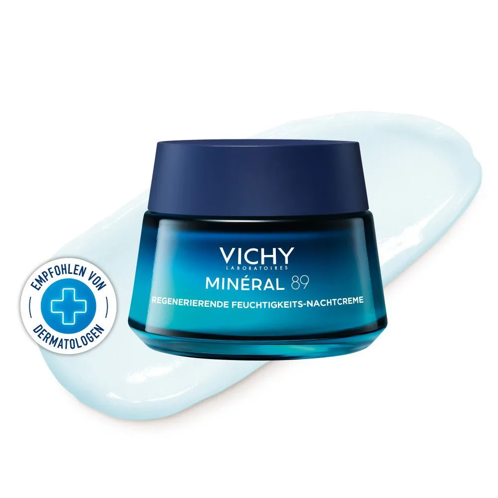 Vichy Minéral 89 Nachtcreme + M89 72H Feuchtigkeits-Boost Creme 15ml GRATIS