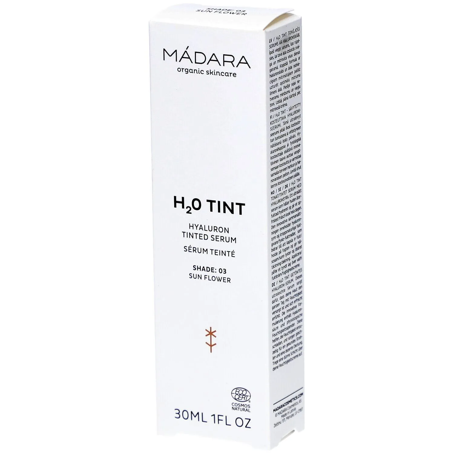 Madara H2O Tint Getöntes Hyaluron-Serum Sun Flower 30ml
