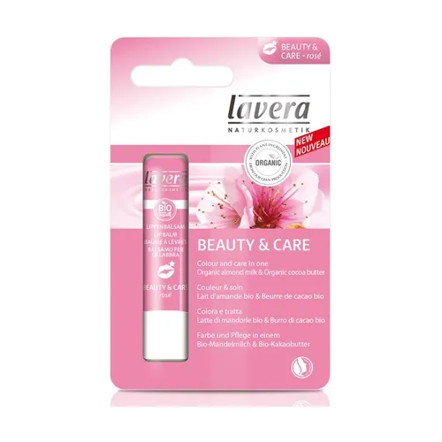 Lavera Lippen Lippenbalsam Beauty & Care Rosé