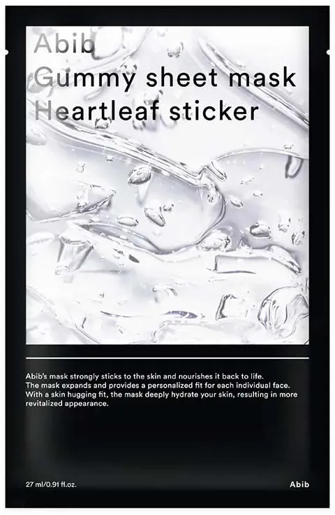 Abib Heartleaf Gummy Sheet Mask Heartleaf Sticker 10-Pack 27 g