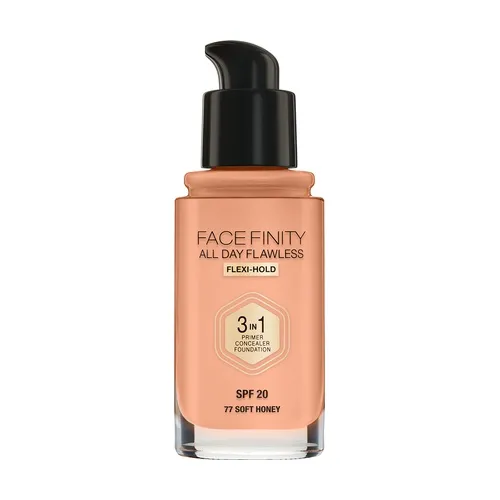 Max Factor Facefinity den ganzen Tag makellos 3-in1 Foundation # 77 weicher Honig