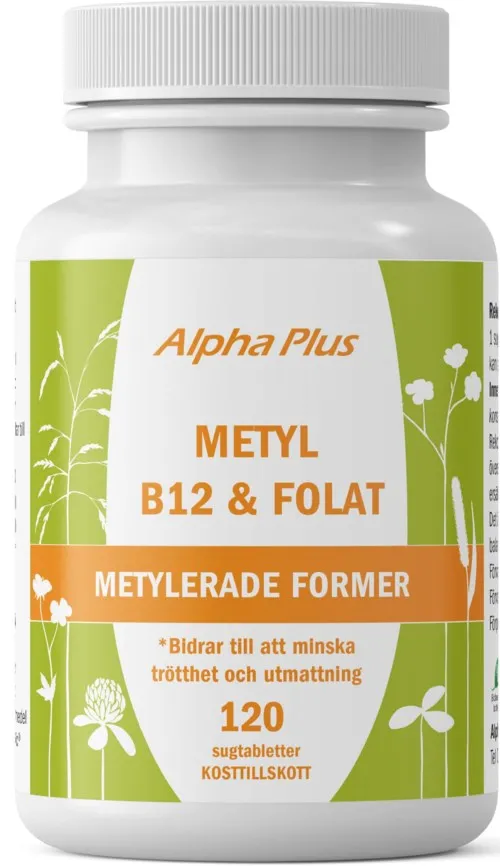 Alpha Plus Metyl B12 & Folat 120 St.