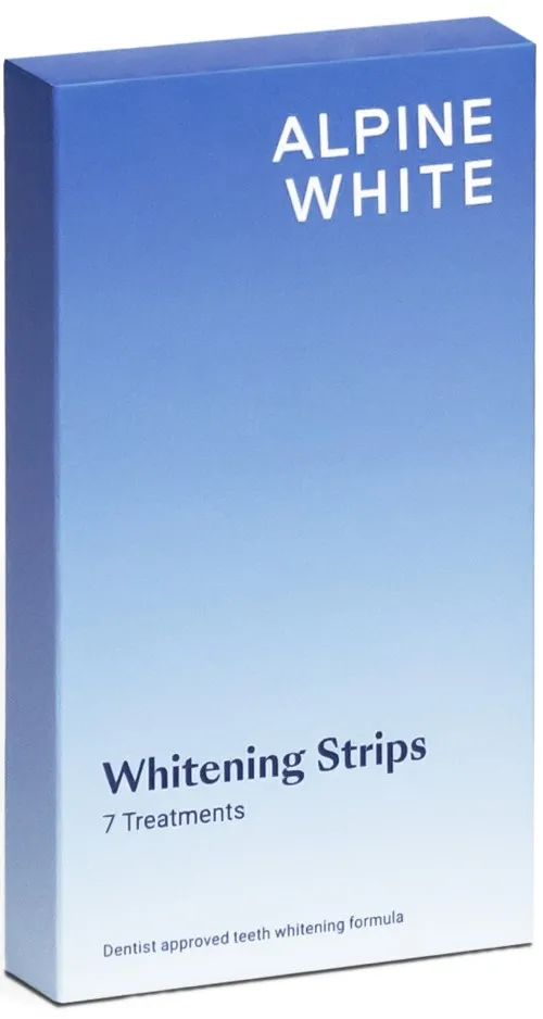 ALPINE WHITE Whitening & Care Whitening Strips 14 pcs