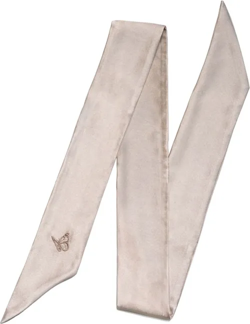 Amelie Soie Secrets de beauté Silk Scarf Greige