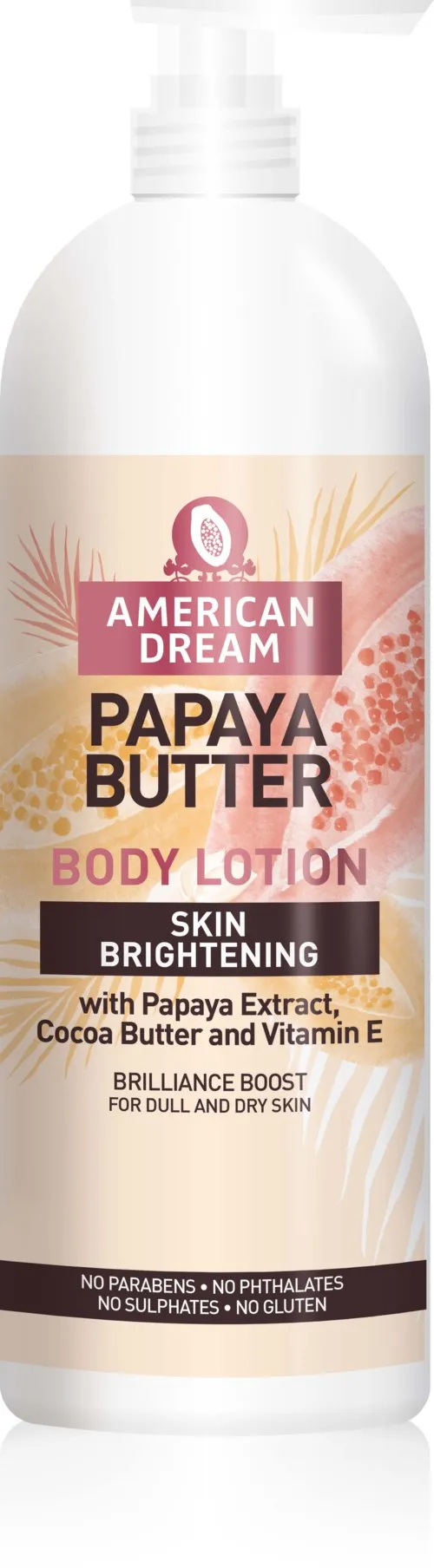 American Dream Papaya Butter Body Lotion 750 ml
