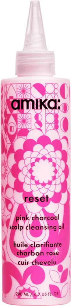 Amika Reset Pink Charcoal Scalp Cleansing Oil 200 ml