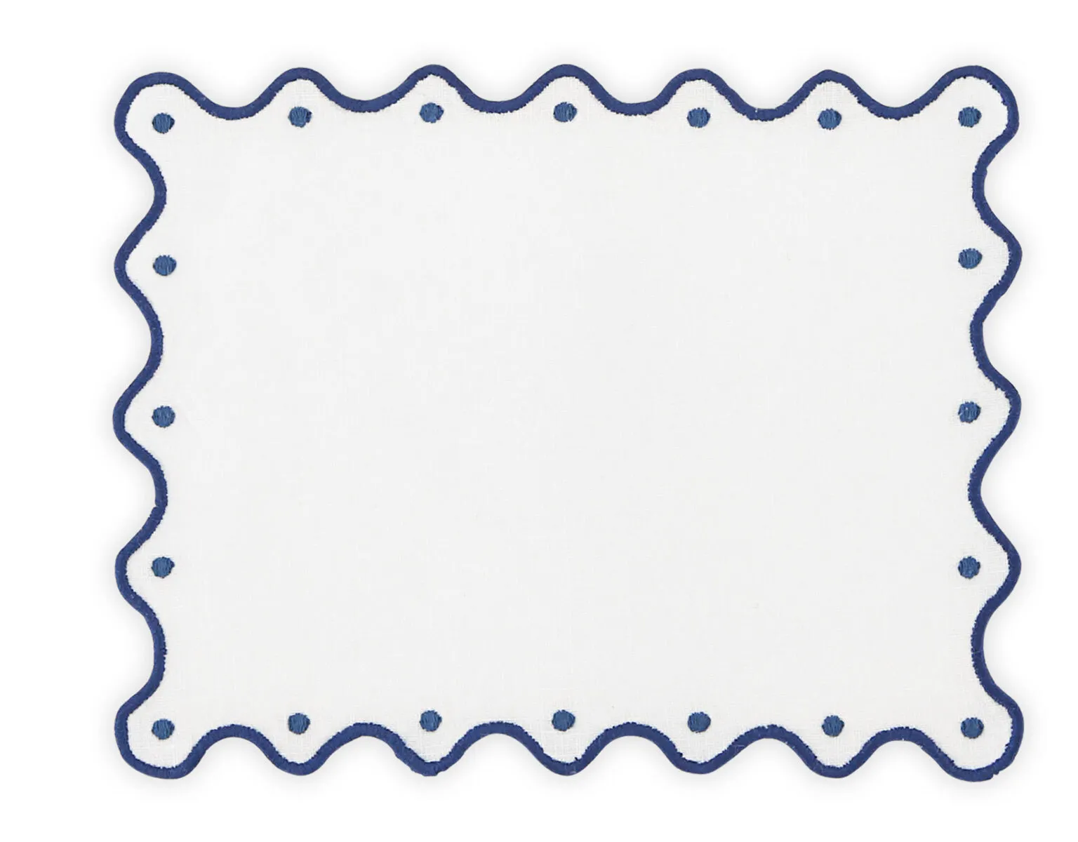 JAIPUR COCKTAIL NAPKIN - BLUE AND WHITE