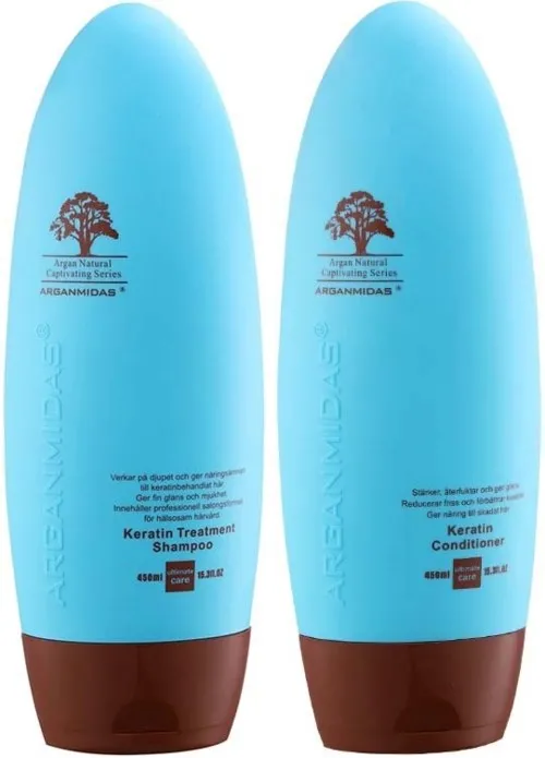 Arganmidas Keratin Treatment Bundle Shampoo 450 ml & Conditioner 450 ml