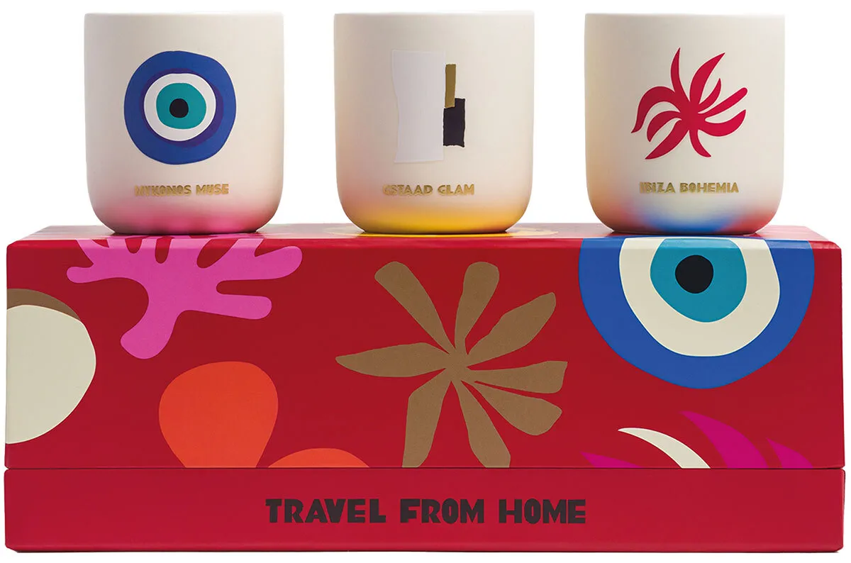 Travel From Home Mini Scented Candle Set