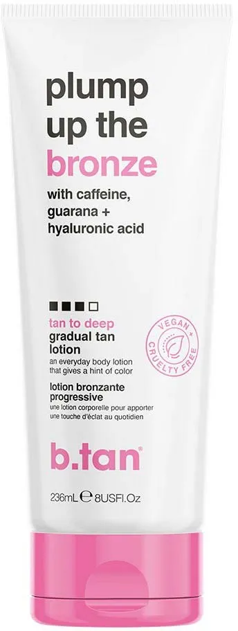 b.tan Plump Up The Bronze Gradual Tan Lotion 236 ml