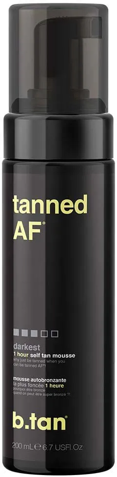b.tan Tanned AF Self Tan Mousse 200 ml