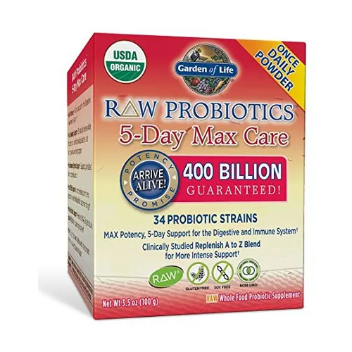 Garden of Life Rohe Probiotika 5-Tage-Max-Pflegepulver