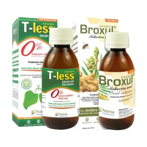 Pharmadiet Sirupe T-LESS Productive Cough + Broxul Dry Cough