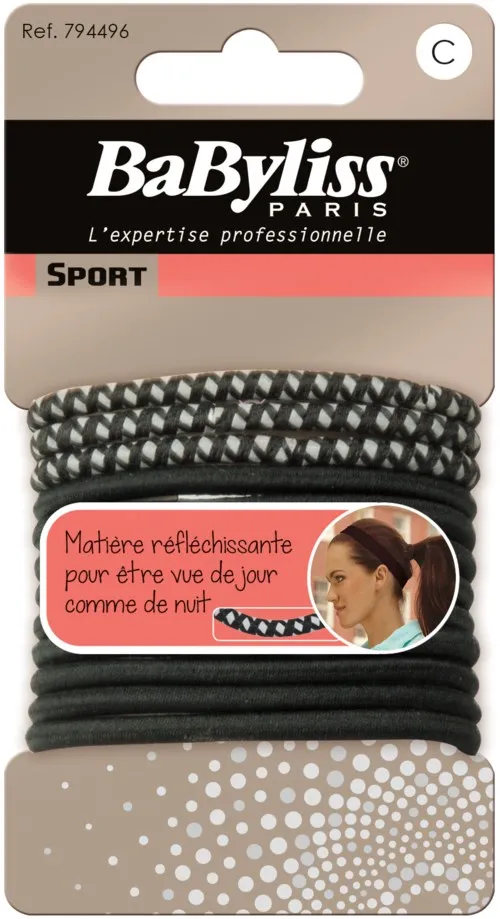 BaByliss Paris Accessories Sport Sport-Haargummis 12 St