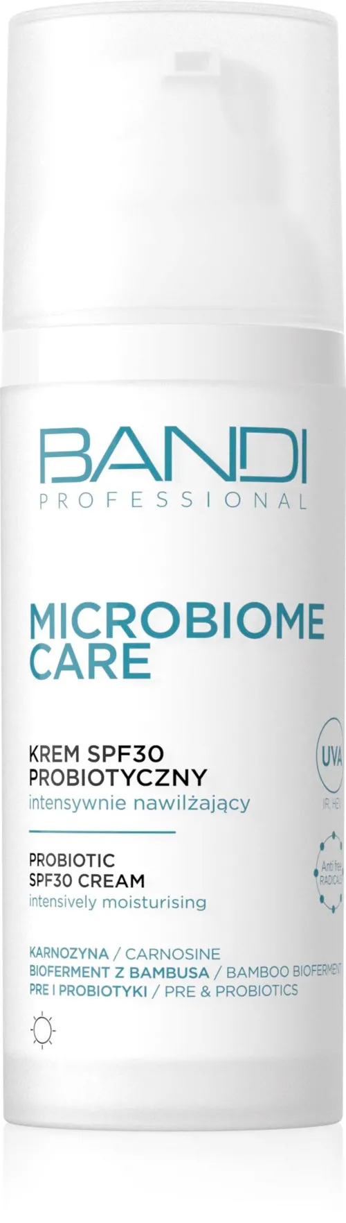 Bandi Microbiome Care Probiotic SPF30 Cream Intensively Moisturising 50 ml