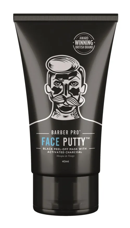 Barber pro Face Putty Black Peel off mask