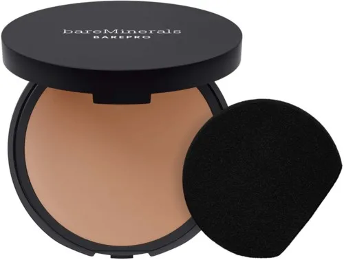 bareMinerals BarePro 24H Skin-Perfecting Pressed Powder Medium Deep 45 Cool