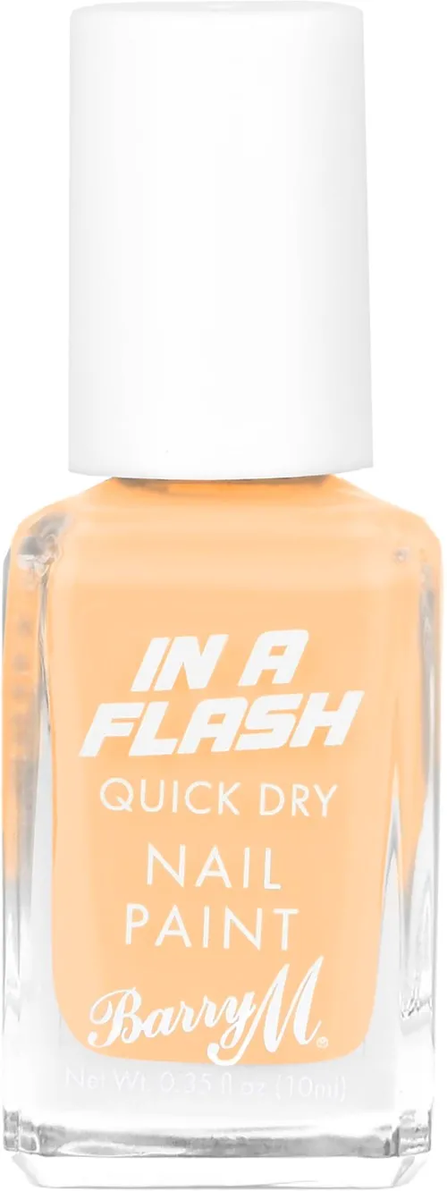 Barry M In A Flash Quick Dry Nail Paint Punchy Peach