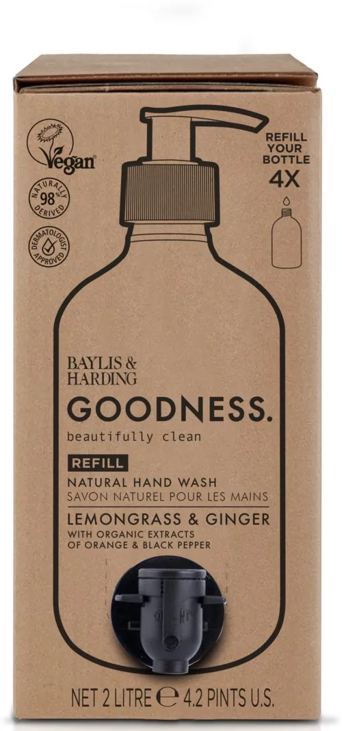 Baylis & Harding Goodness Lemongrass & Ginger Hand Wash Refill 2000 ml