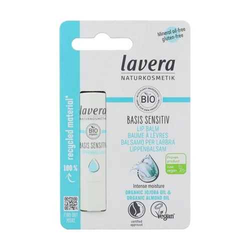 Lavera Basis Sensitiv Lippenbalsam mit Jojoba und Bio-Mandeln