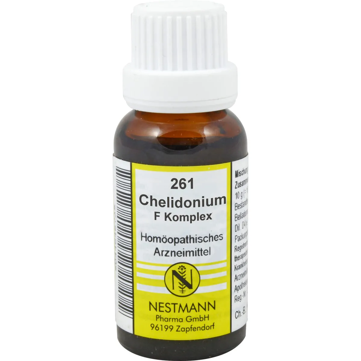 NESTMANN 261 Chelidonium F Komplex Mischung, 20 ml Lösung
