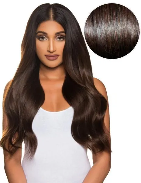 Bellami Hair Extensions Bellissima 220 g Dark Brown