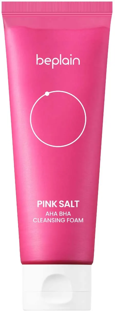 Beplain Pink Salt AHA BHA Cleansing Foam 120 ml