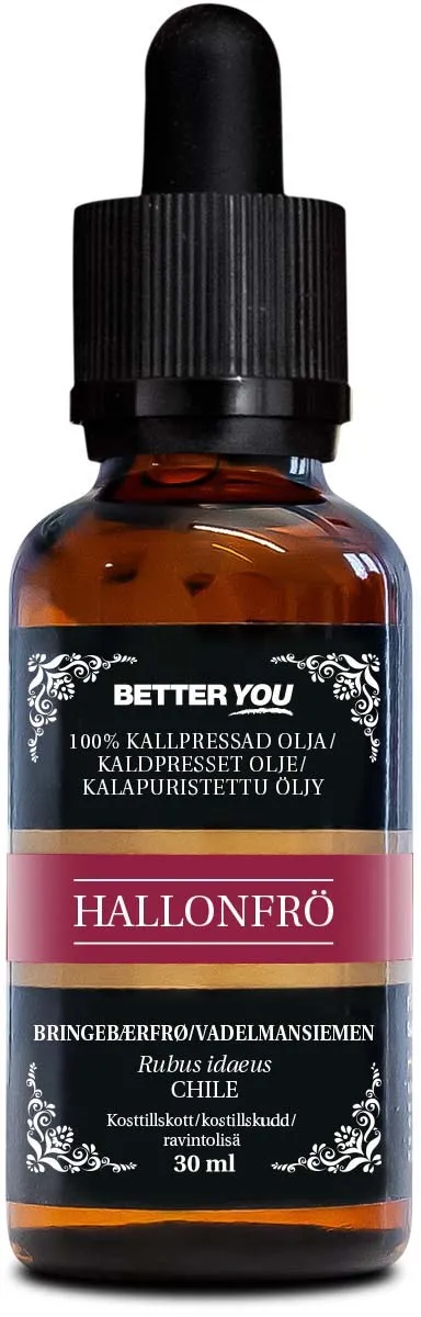 Better You EKO Cold Pressed Raspberry Seed Oil
