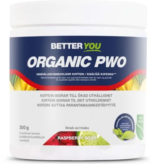 Better You Organic PWO Raspberry Sour 300 g