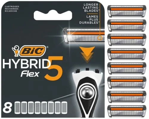BIC Hybrid 5 Flex Refill 8 St.