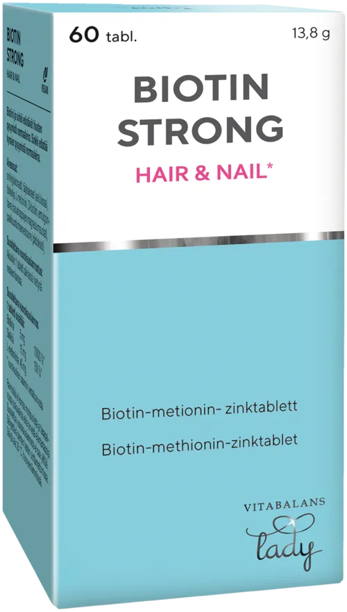 Vitabalans Hair & Nail Biotin Strong 60 St.