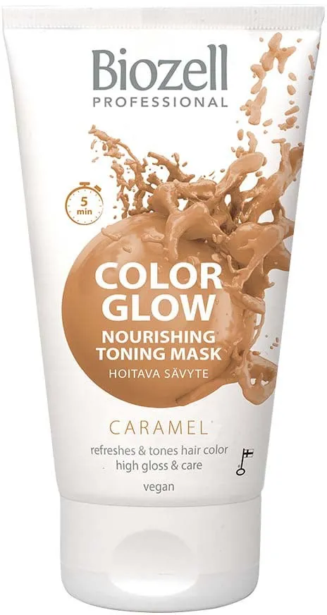 Biozell Color Glow Nourishing Toning Mask Caramel