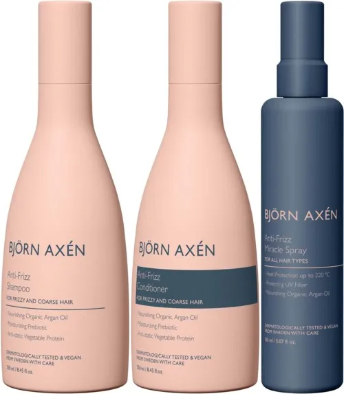 Björn Axen Anti-Frizz Bundle Shampoo 250 ml & Conditioner 250 ml & Spray 150 ml