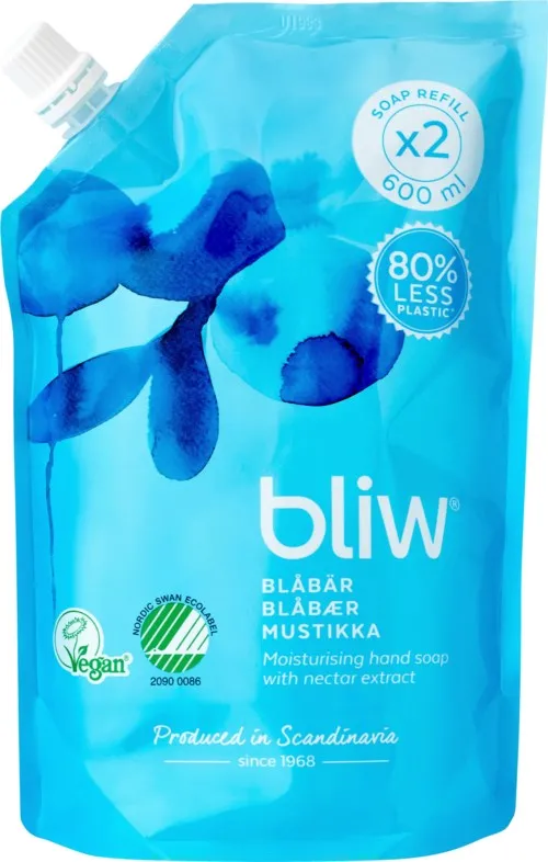 Bliw Blaubeere Seife zum Nachfüllen 600 ml