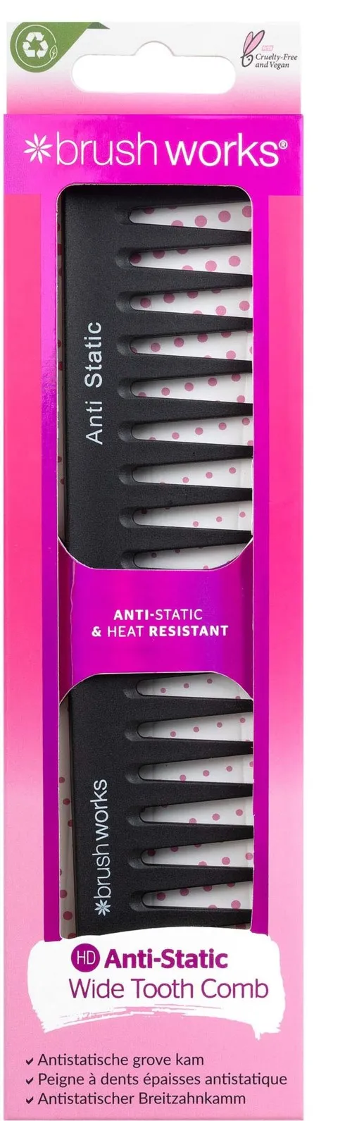 Brushworks HD Anti-Static Wide Tooth Comb