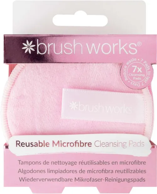 Brushworks Reusable Microfibre Cleansing Pads 7 pcs