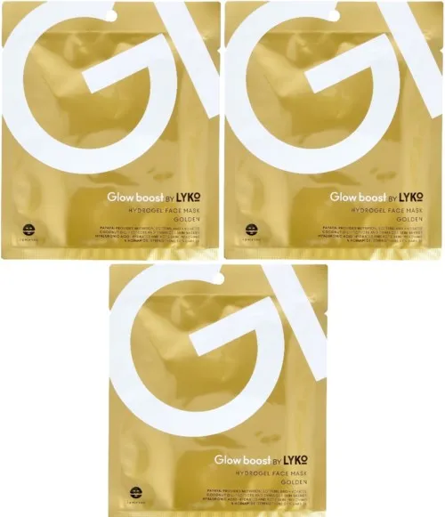 By Lyko Glow boost Hydrogel Face Mask Trio