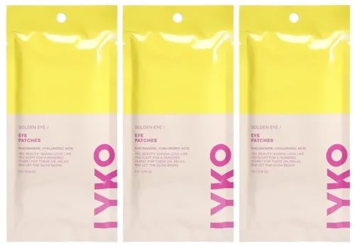 By Lyko Golden glow Hydrogel Eye Mask Trio