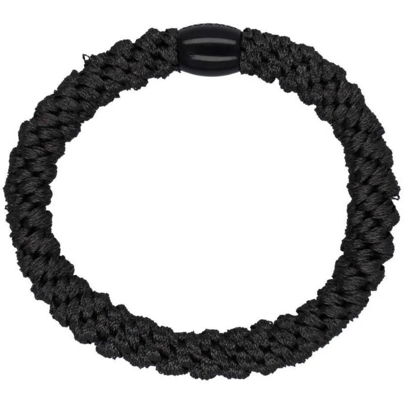 By Stær BRAIDED Hairtie - Basic Granite Black