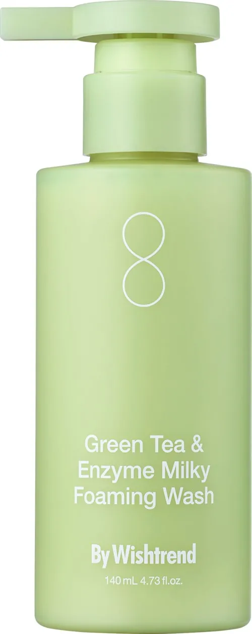 By Wishtrend Green Tea & Enzyme Milky Foaming Wash 140 ml