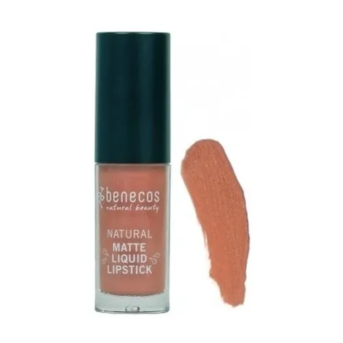 Benecos Korallenkuss matten flüssigen Lippenstift
