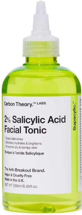 Carbon Theory Supacylic 2% Salicylic Acid Facial Tonic 250 ml